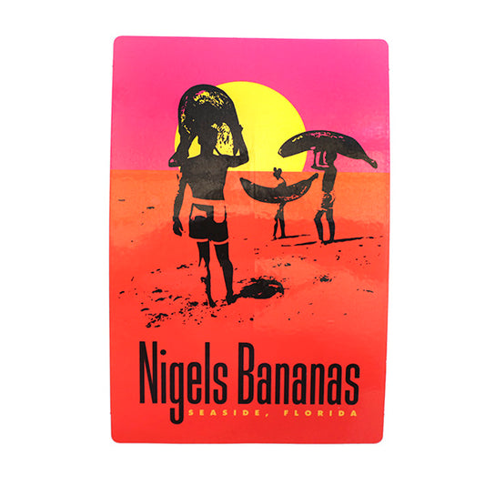 4x6 Banana Summer Sticker