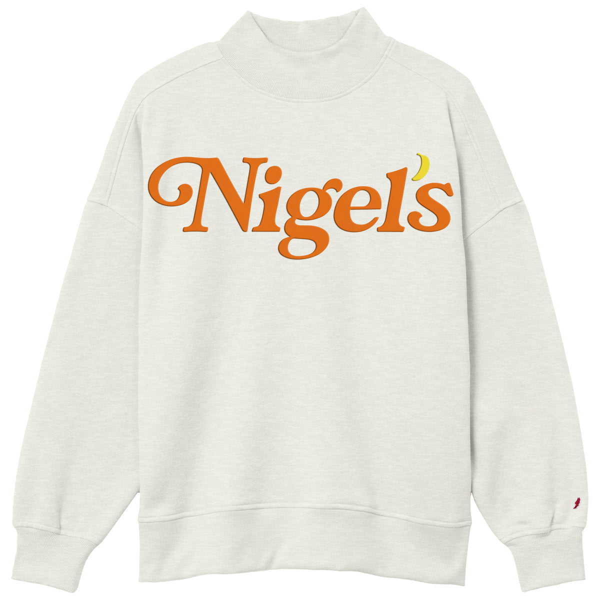 Mock Neck in Oatmeal Heather