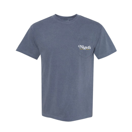 Comfort Colors Pocket Tee in Denim