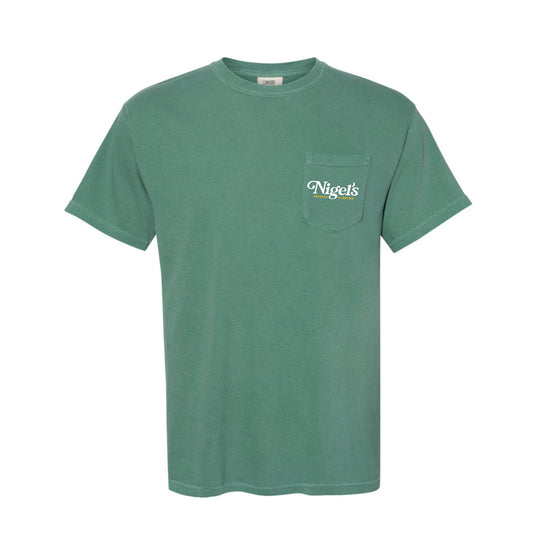 Comfort Colors Pocket Tee in Light Green