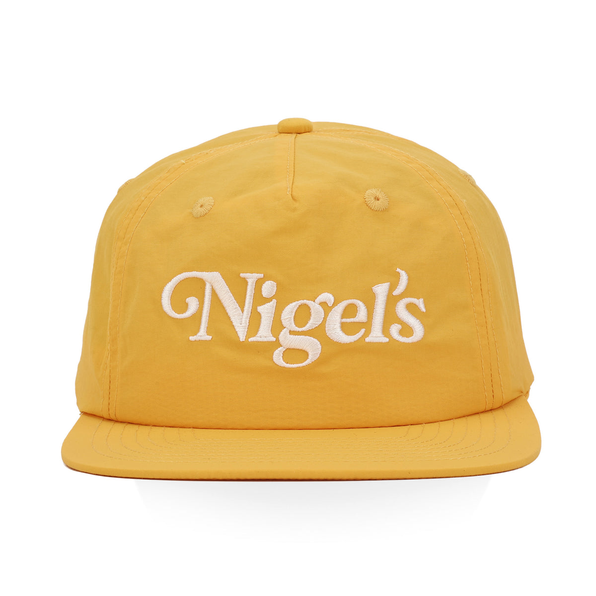 Gold Embroidered Nylon Surf Hat