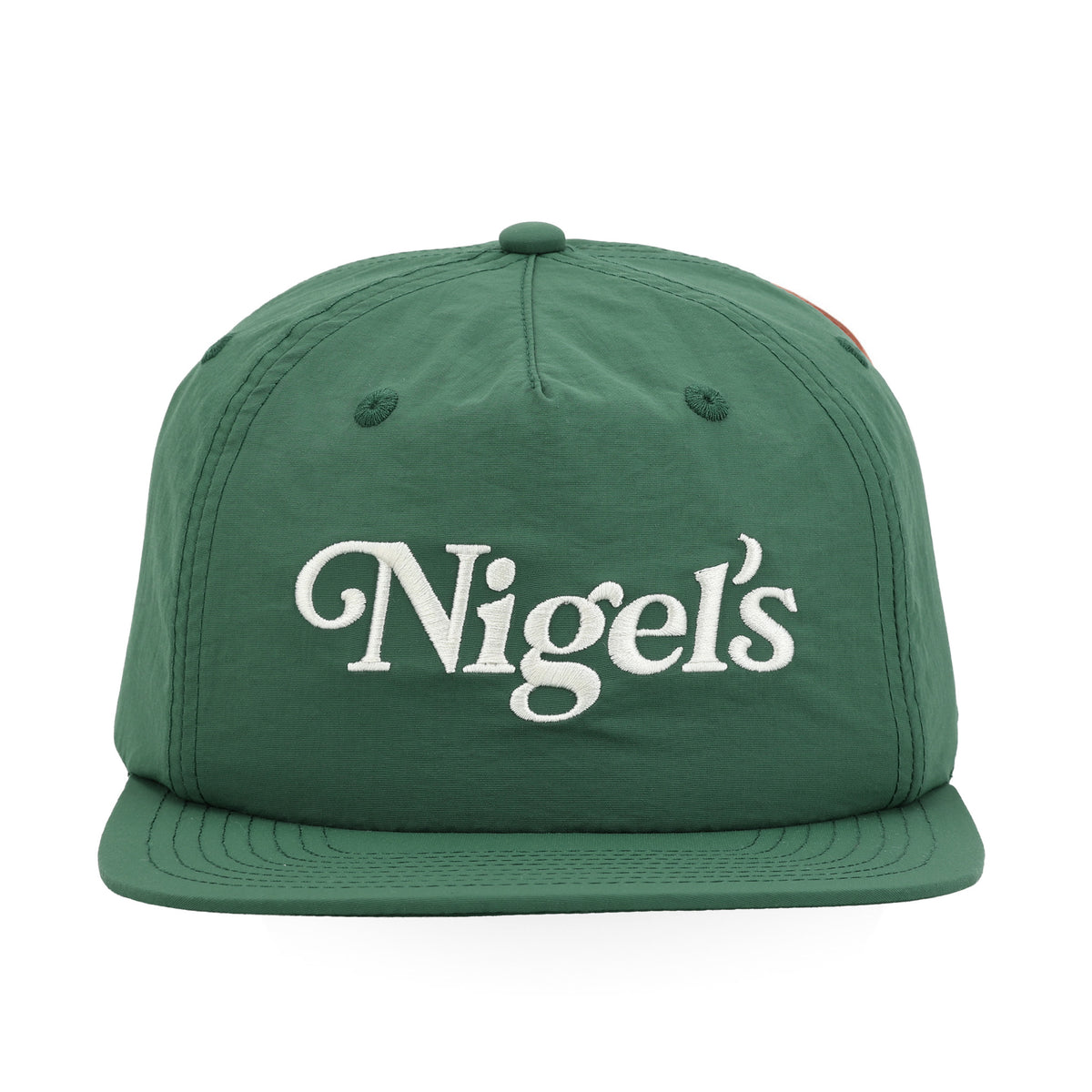 Hunter Green Embroidered Nylon Surf Hat