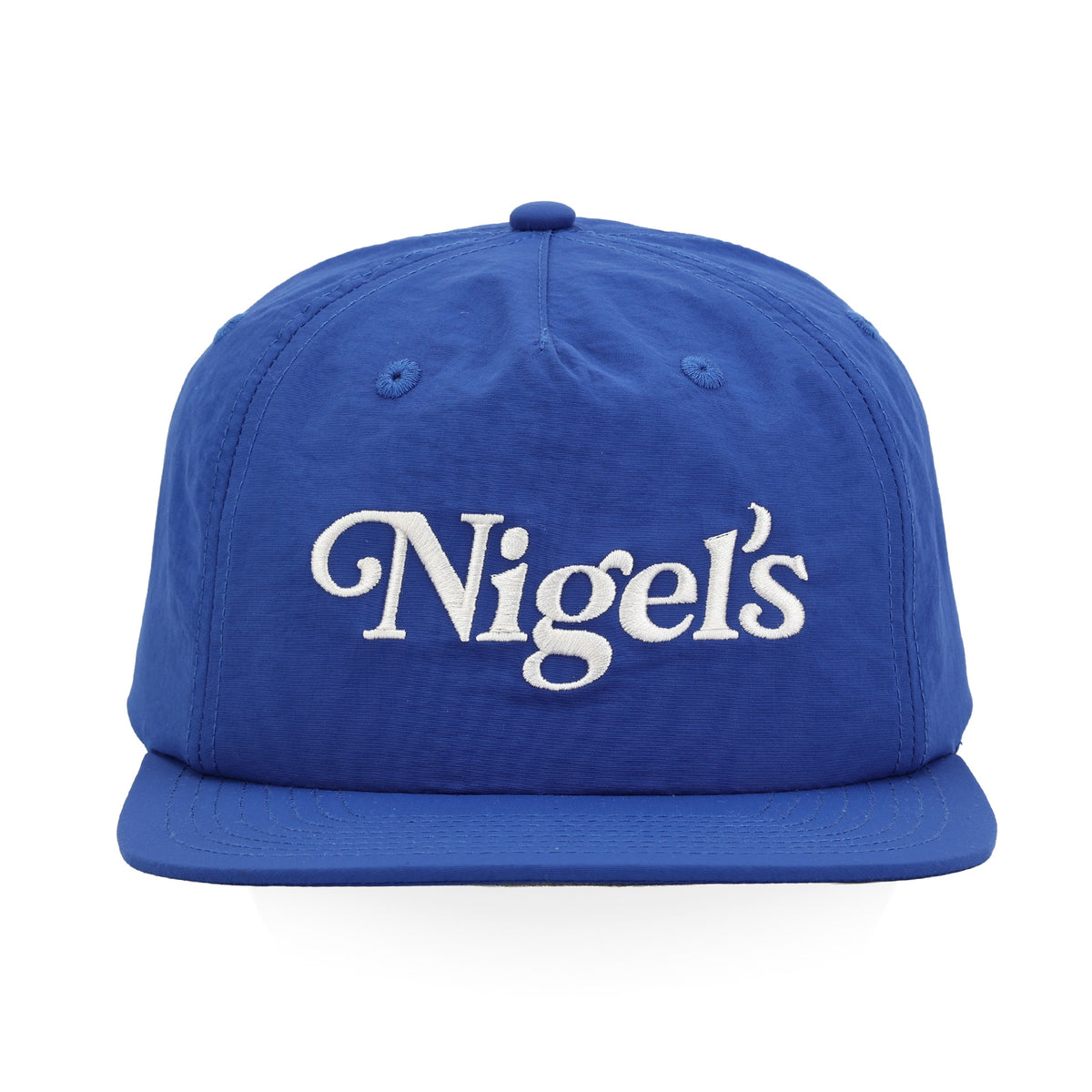 Royal Blue Embroidered Nylon Surf Hat